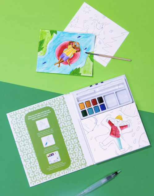 Watercolour Painting Book by Coco Village
