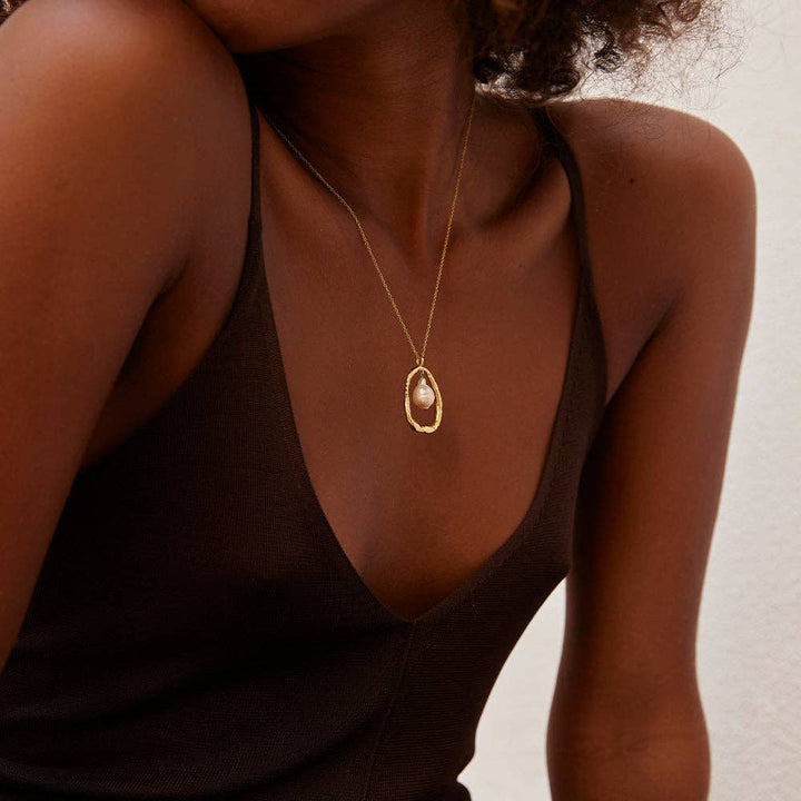 Agapee Ostari Necklace, Pearl Pendant
