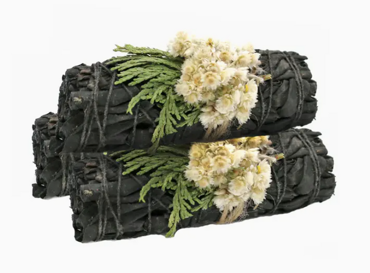 Midnight Bloom White Sage Smudge Stick, 4 in.