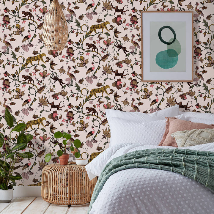 Exotic Wildlings Wallpaper, Natural