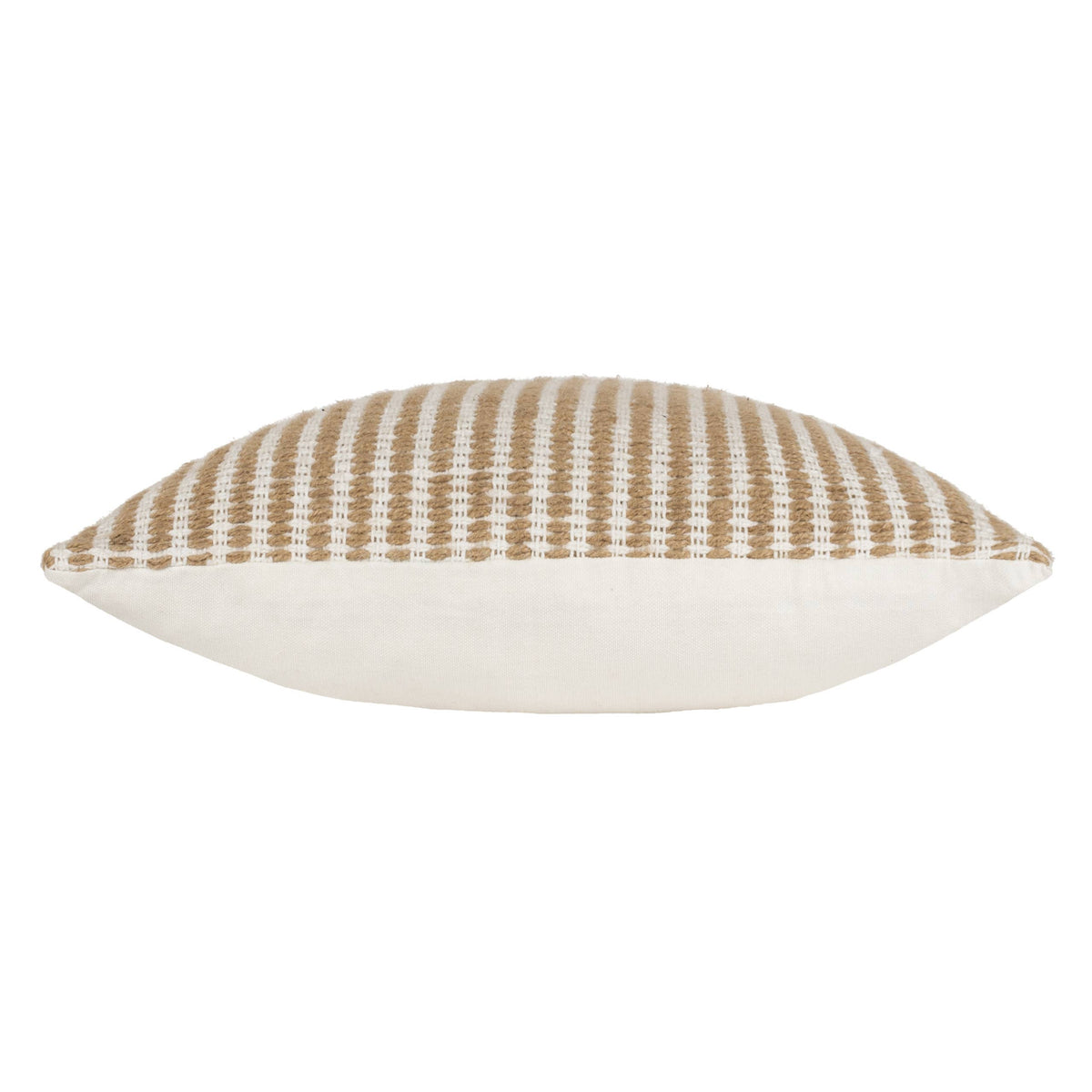 Organik Stripe Cushion, Natural