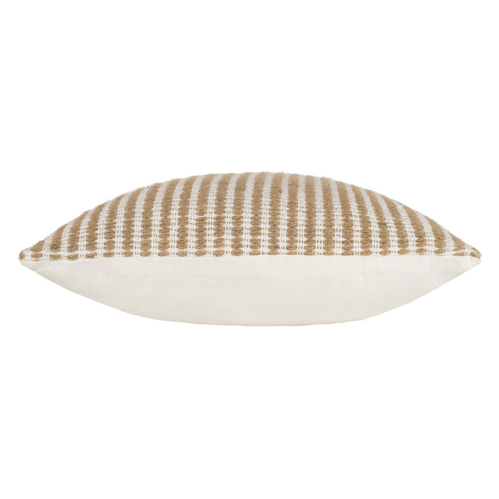 Organik Stripe Cushion, Natural