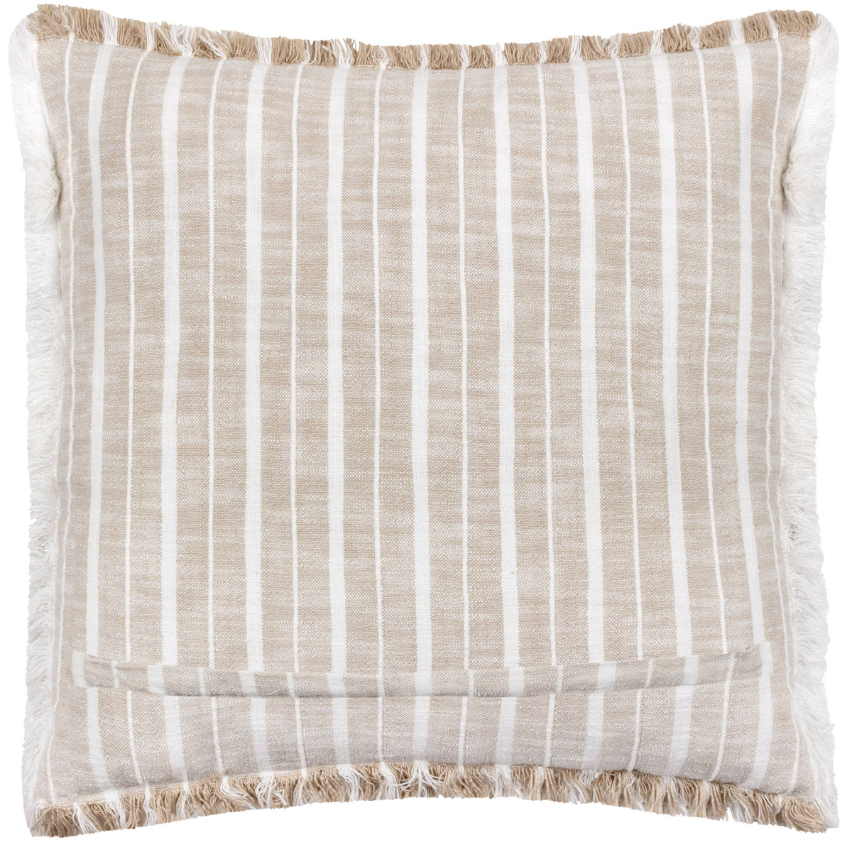 Bowman Striped Cushion, Natural