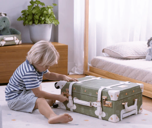 Coco Village Vegan Leather Carry-On Suitcase