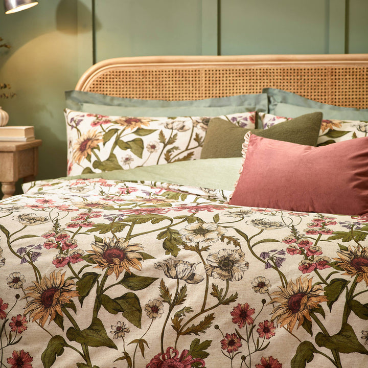 Wallflower Duvet Cover Set, Natural