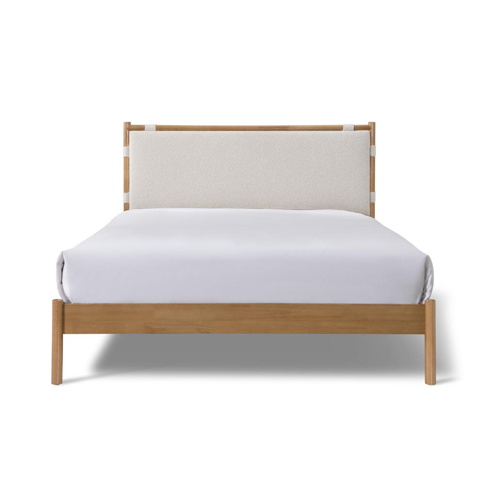 Laval Queen Bed, Buff