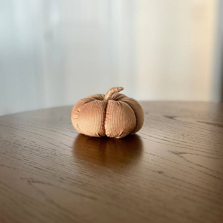 Medium Tan Corduroy Pumpkin