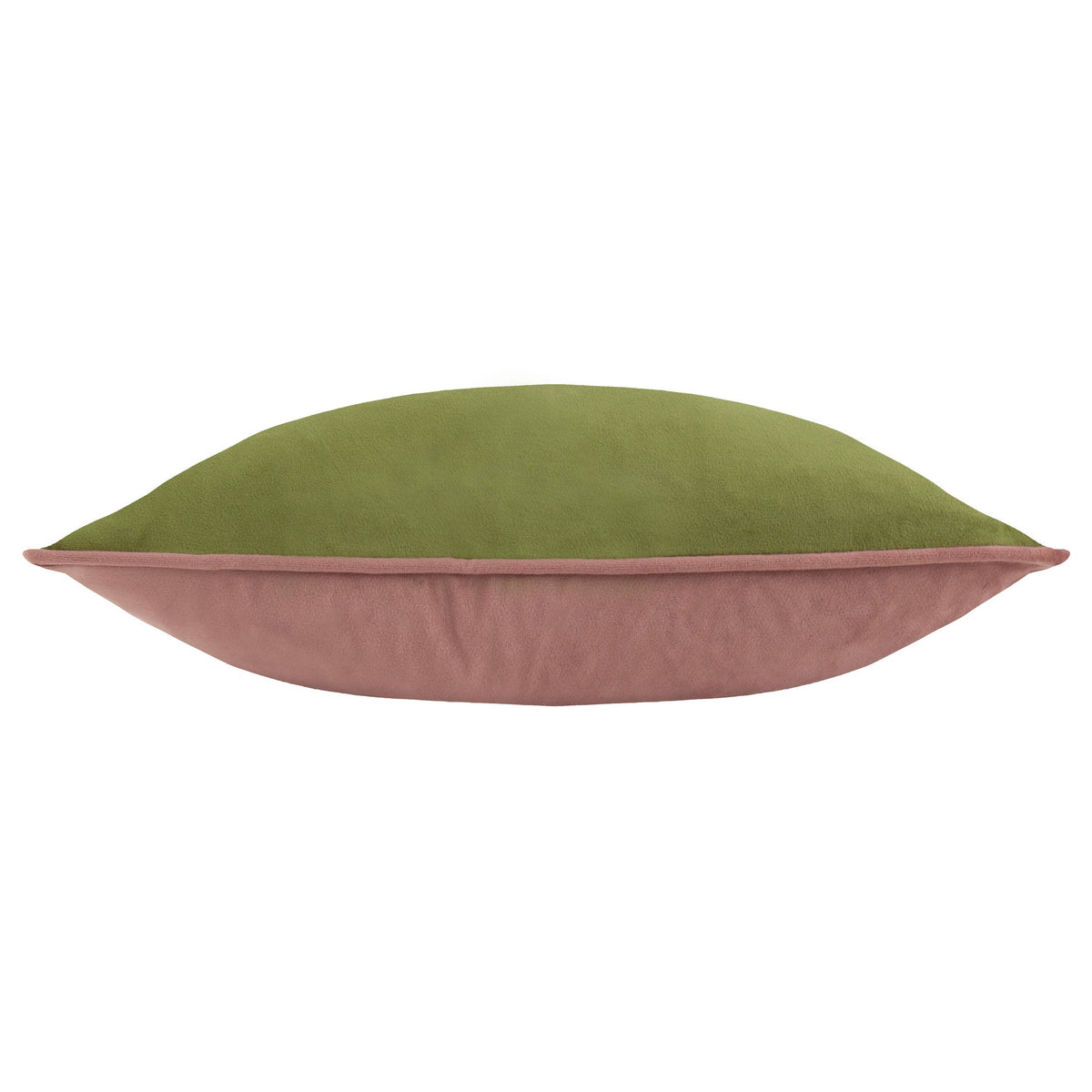 Moonlit Flight Embroidered Velvet Cushion, Olive