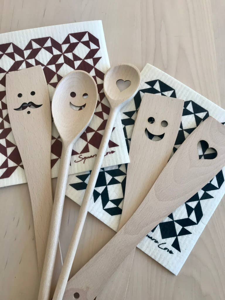 Wooden Heart Spatula