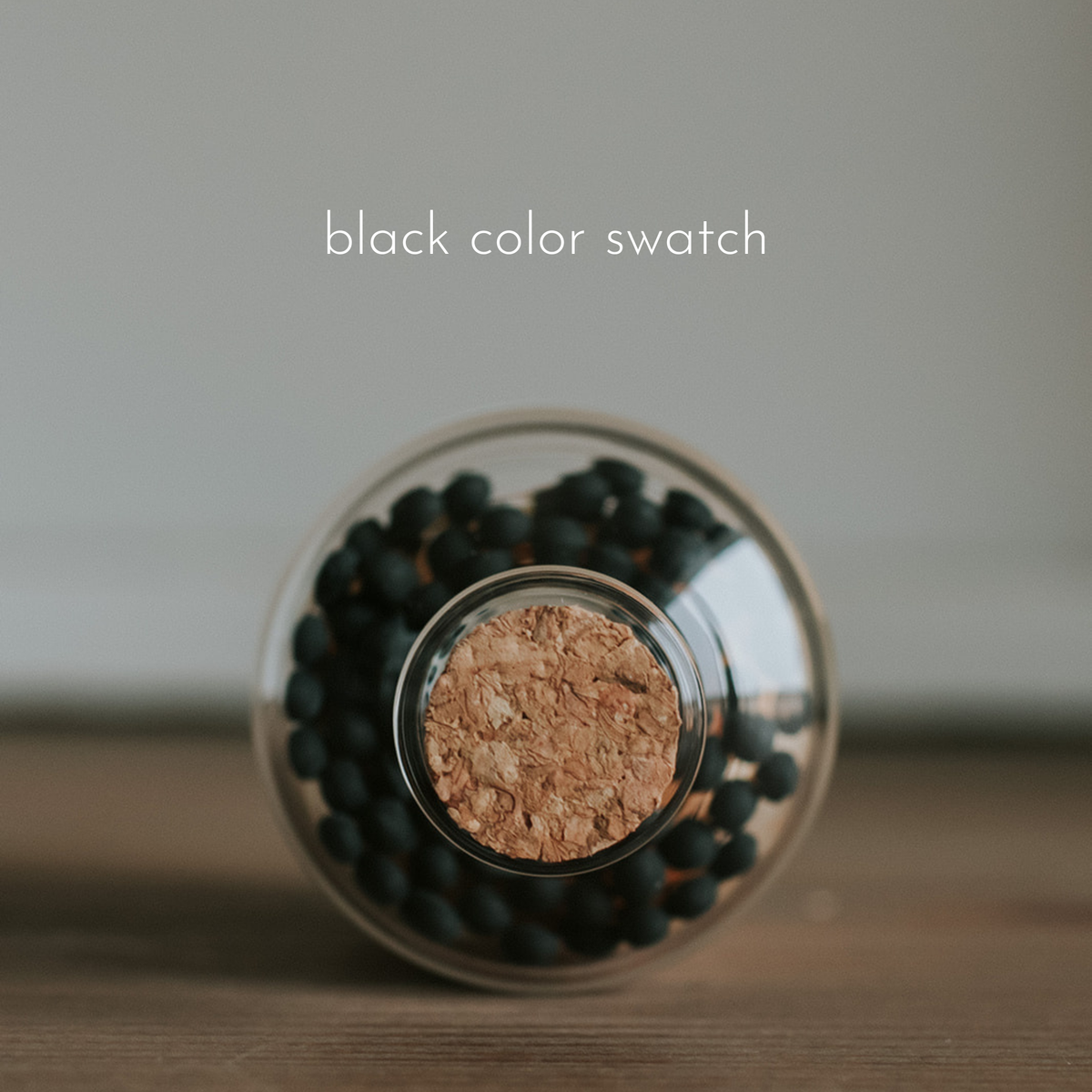 Black Heart Safety Match Apothecary Jar