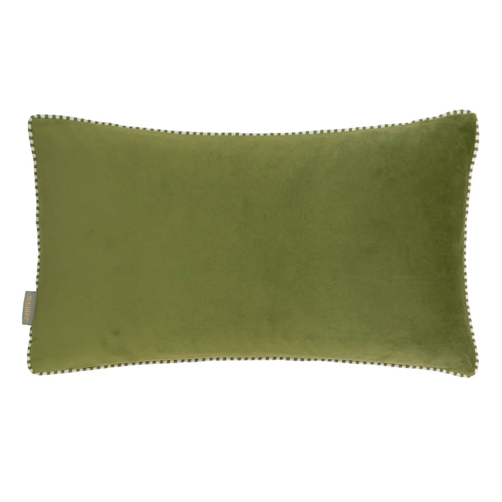 Ramble Hares Tufted Cushion, Sage