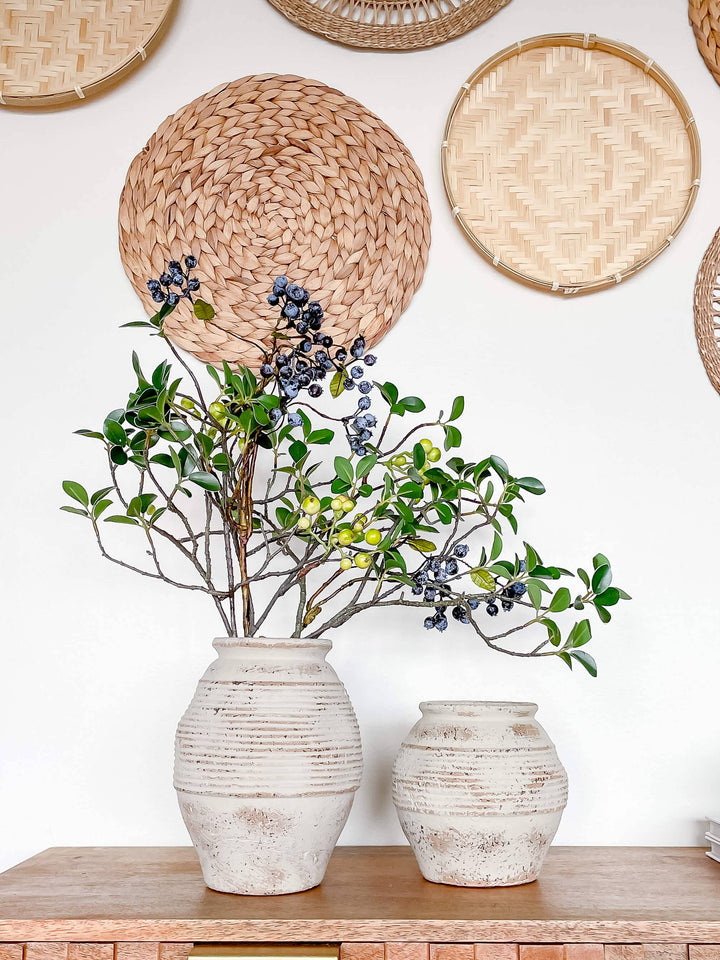 Toscana Rustic Vintage-Style Terracotta Vase