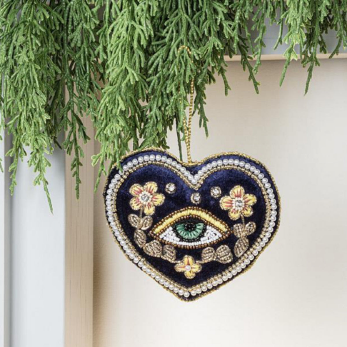 Sacred Eye Heart Ornament