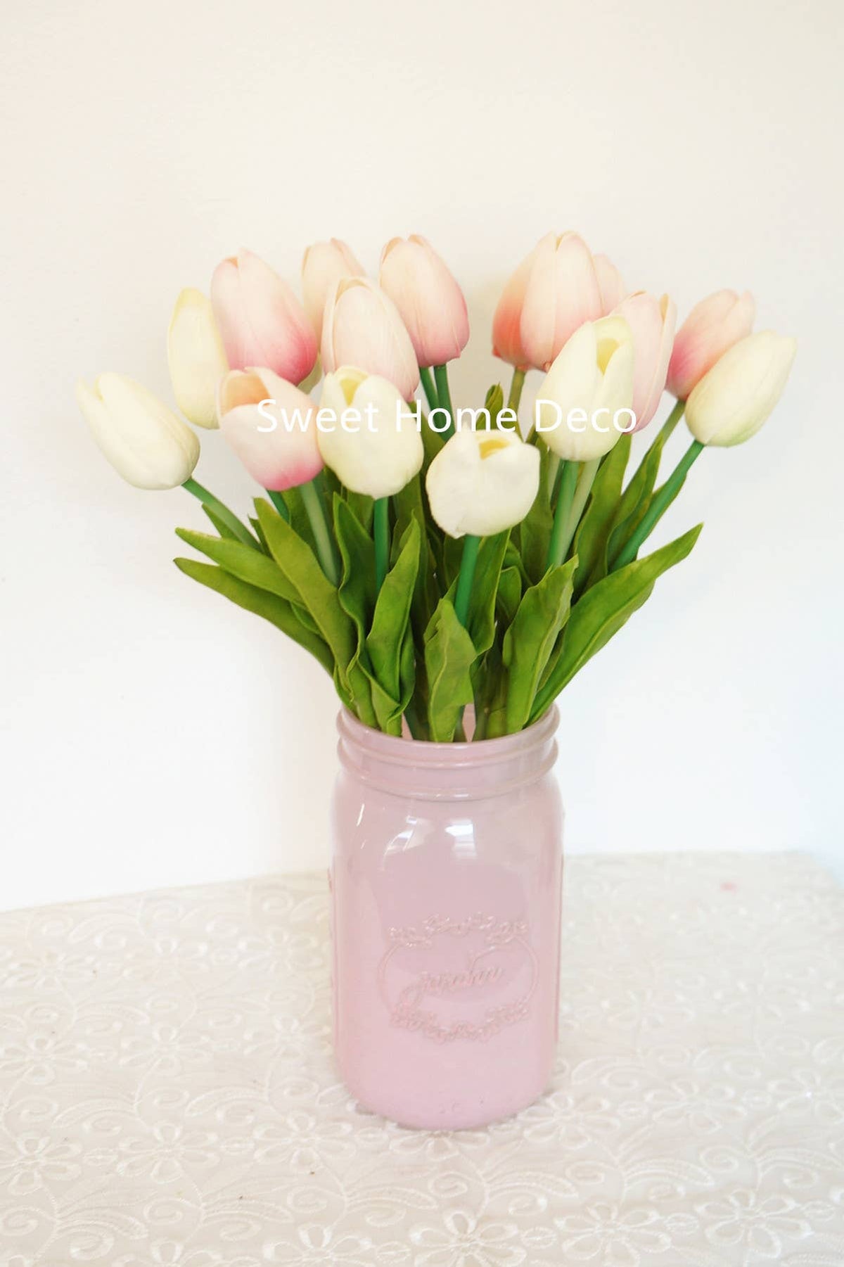 Blush Real Touch Tulips