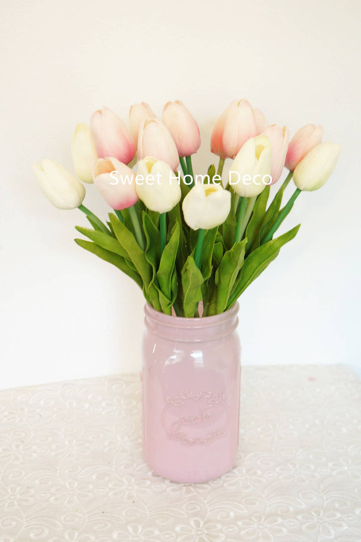 Blush Real Touch Tulips