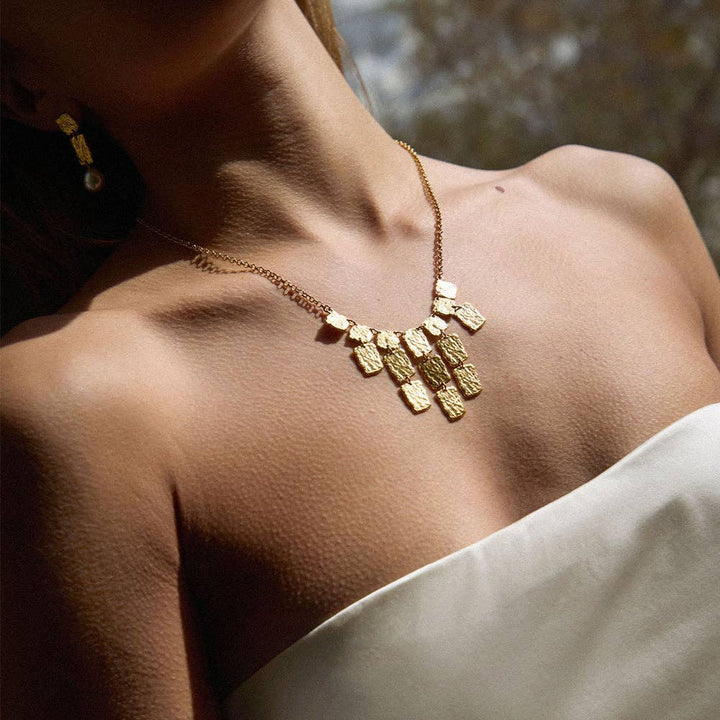 Agapee Lythos Statement Collar Necklace