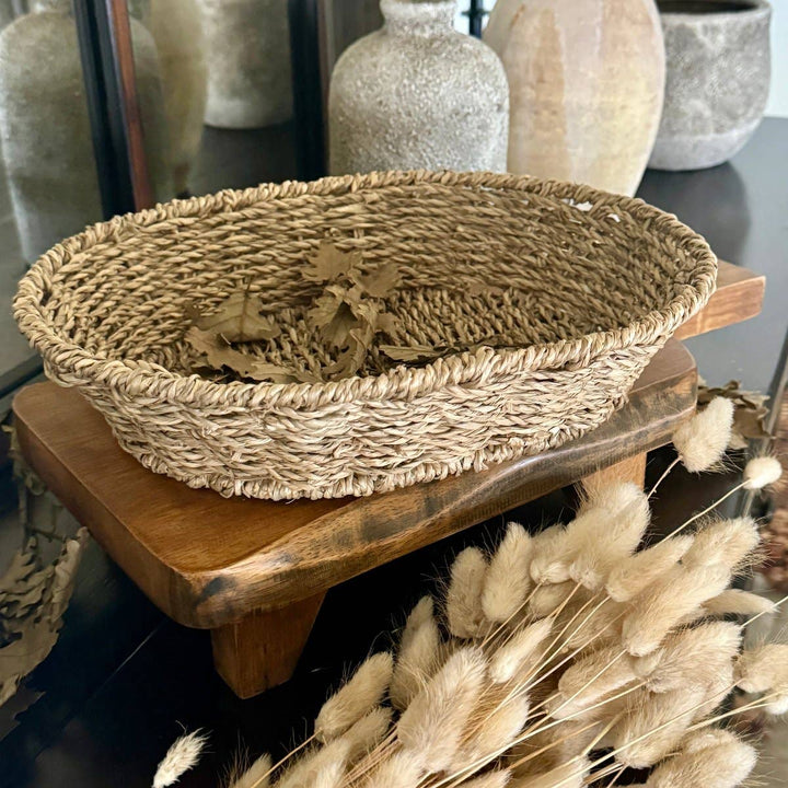 Hazel Oval Seagrass Basket