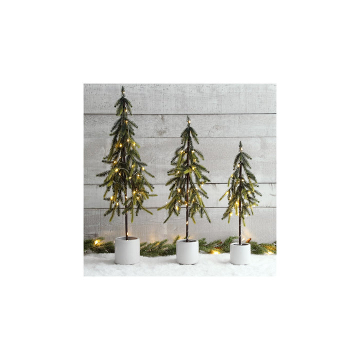 Slim Evergreen LED Tree