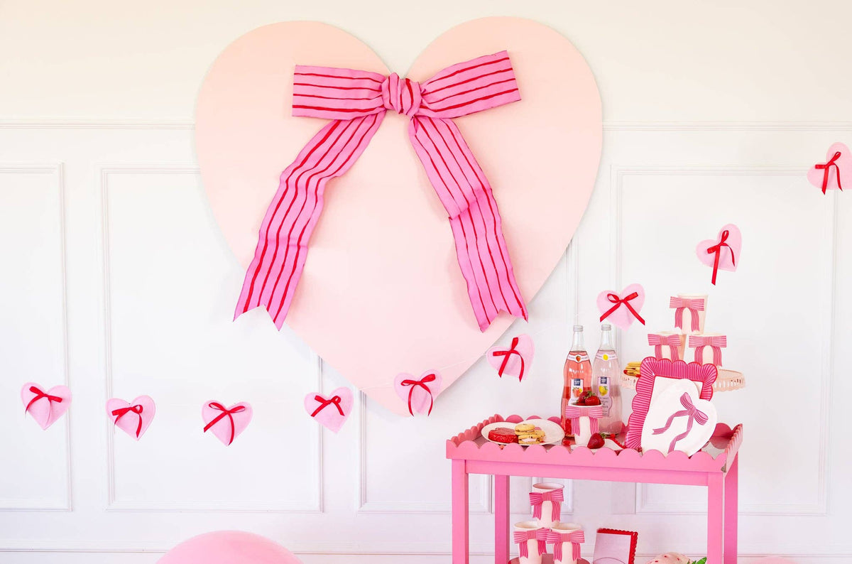 Felt Heart Banner, Valentine's Decor