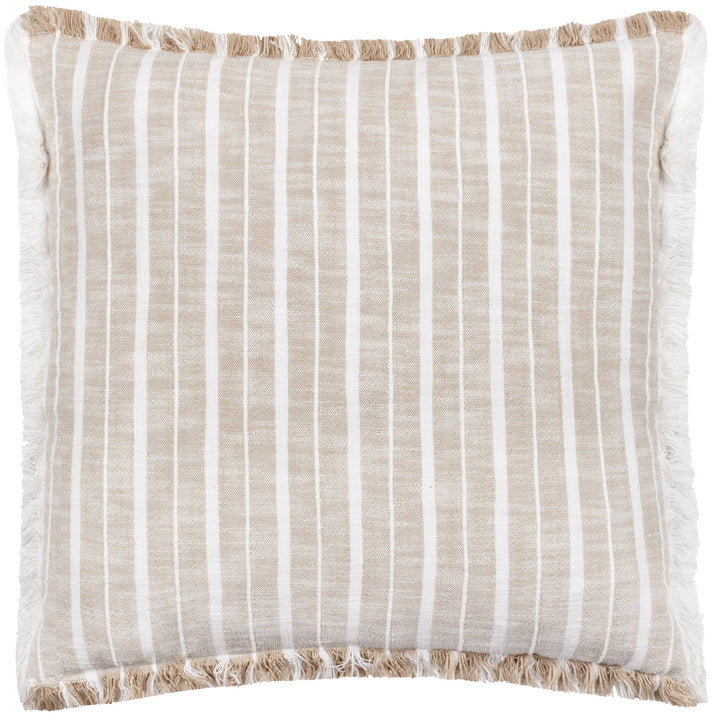 Bowman Striped Cushion, Natural