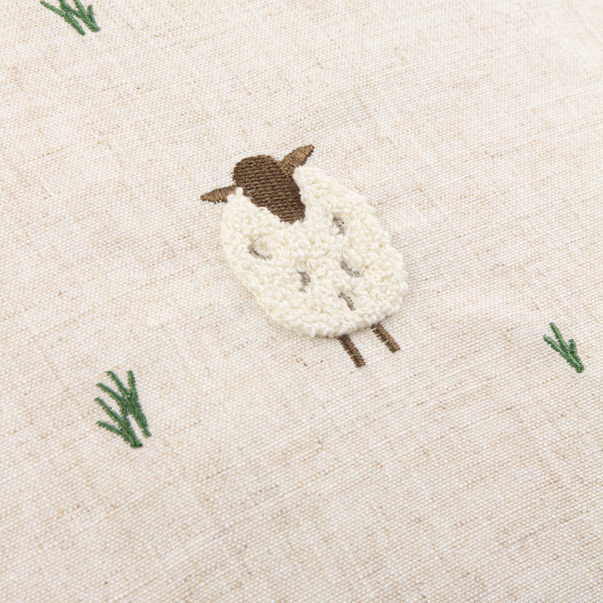 Ramble Sheep Tufted Cushion, Natural