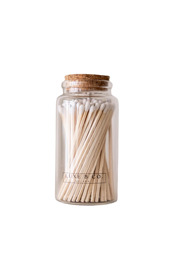 Luxe B Co. Glass Match Bottle