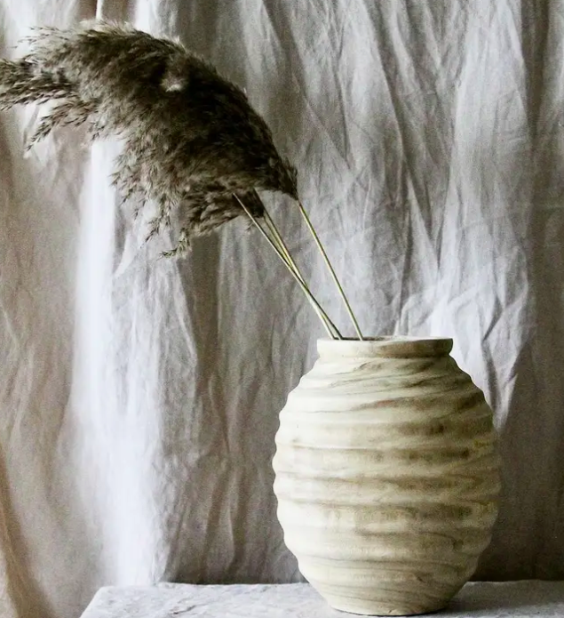 Aya Wooden Vase