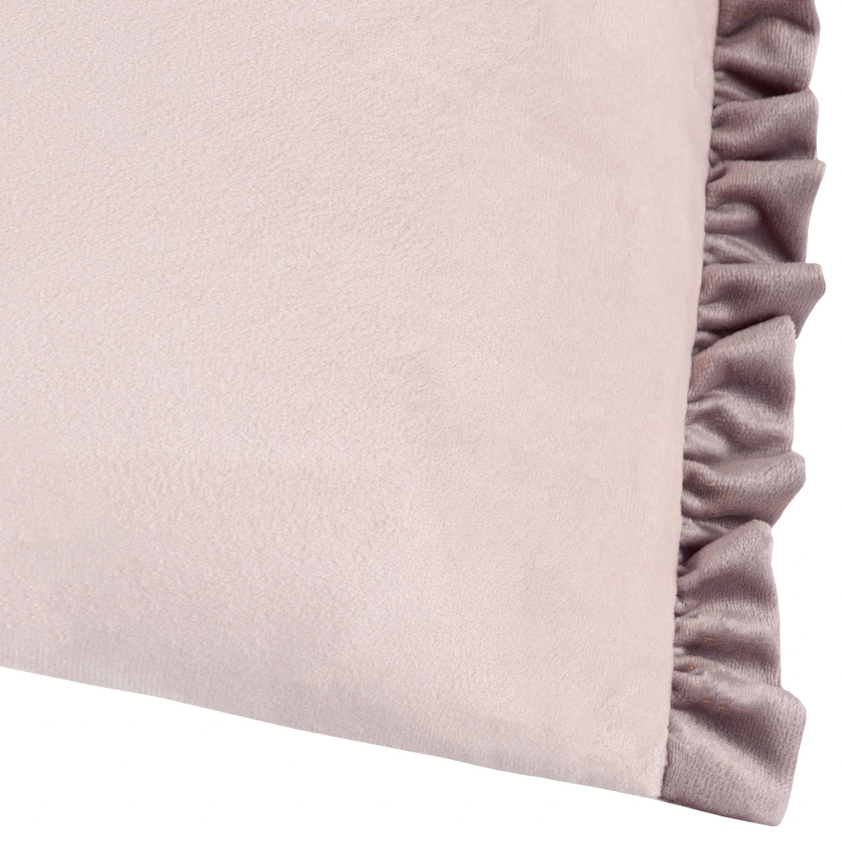 Tilly Velvet Cushion, Pink/Heather