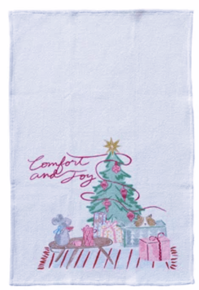 Festive Friends Waffle Weave Tea Towels