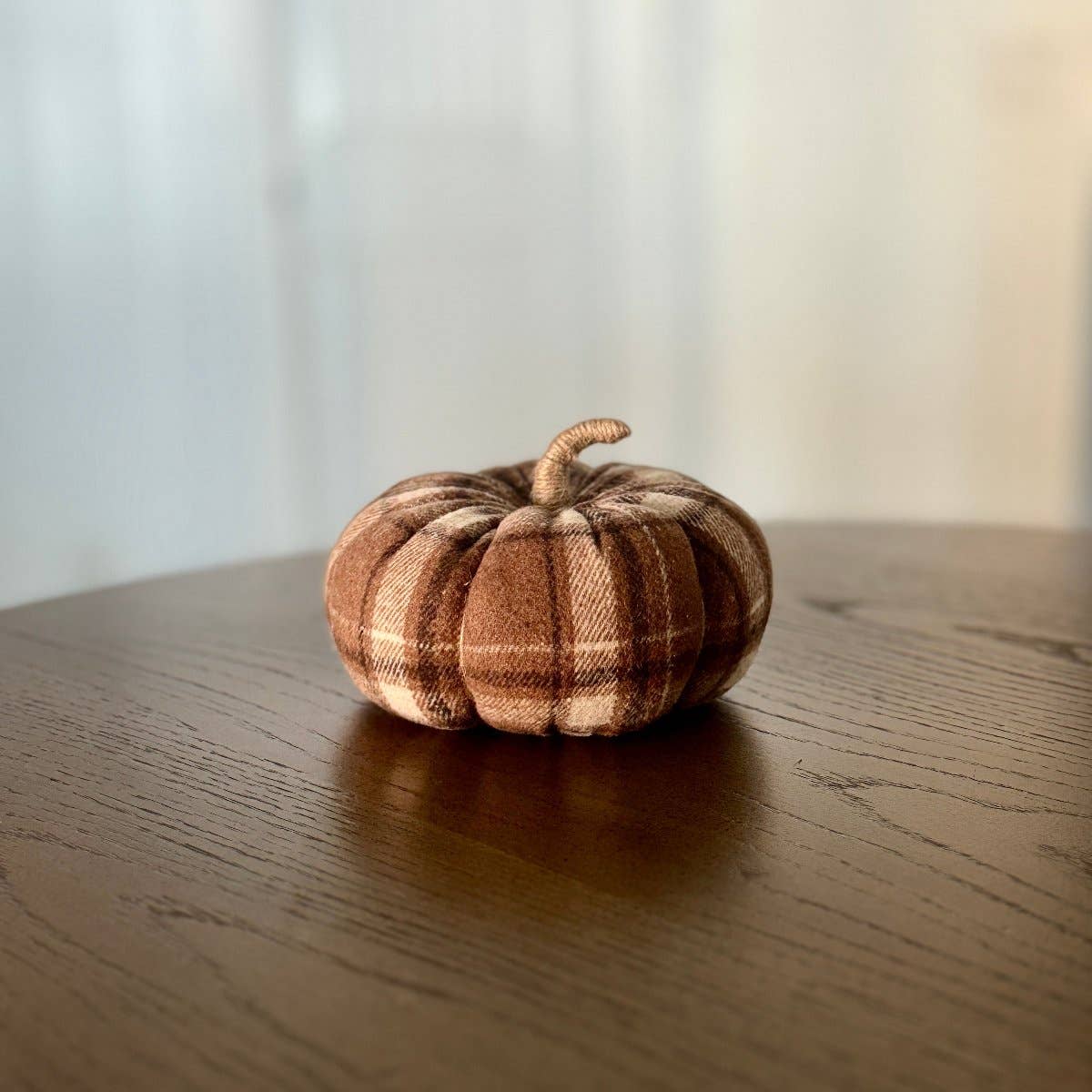 Large River Plaid Pumpkin