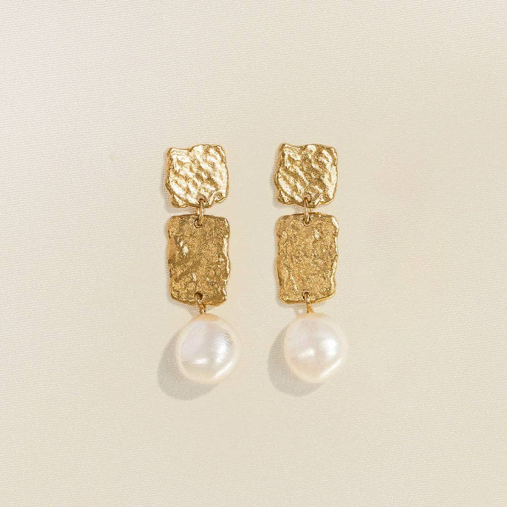 Lythos Statement Drop Earrings