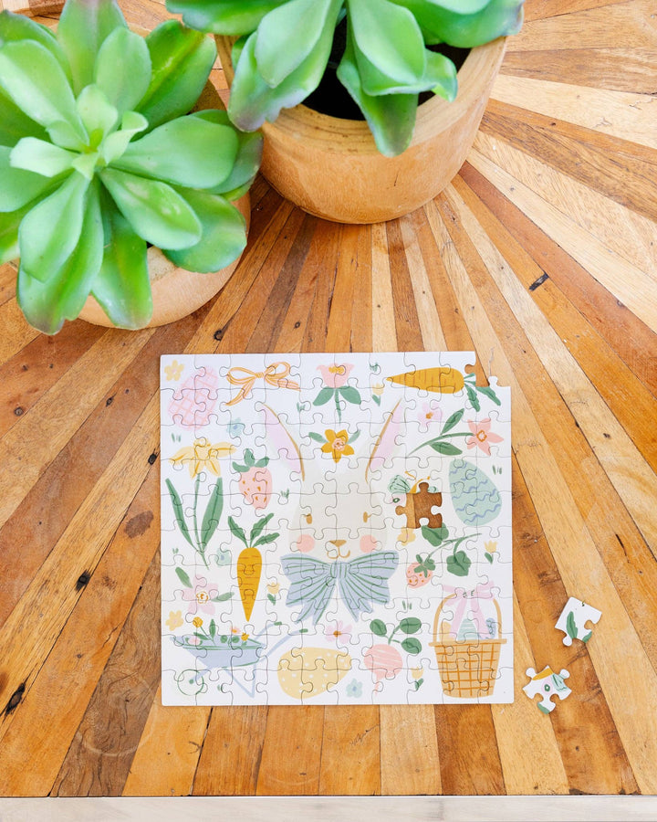 Easter Bunny Jigsaw Puzzle, 100 Pieces