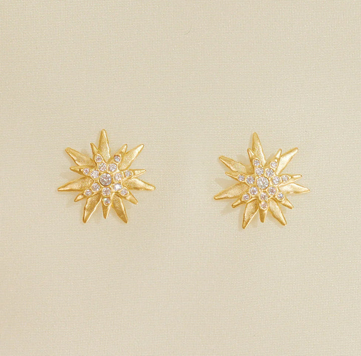 Vienna Rotating Star Stud Earrings