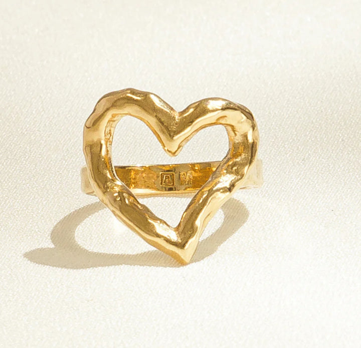 Agapee Lexi Open Heart Ring