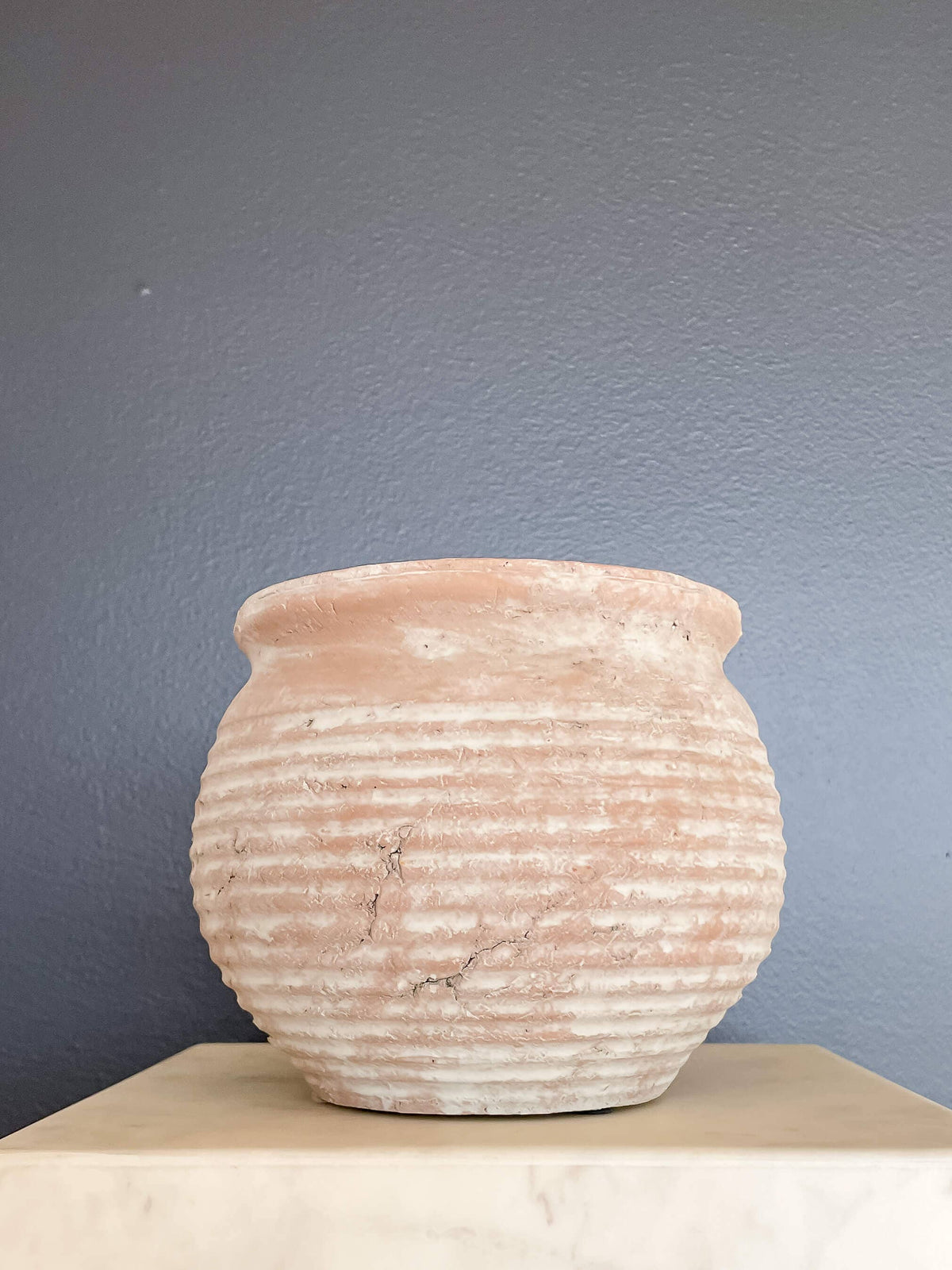 Lazio Rustic Vintage-Style Terracotta Pot Vase
