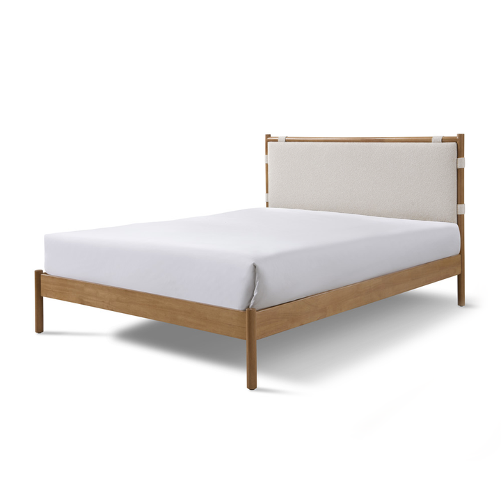 Laval Queen Bed, Buff