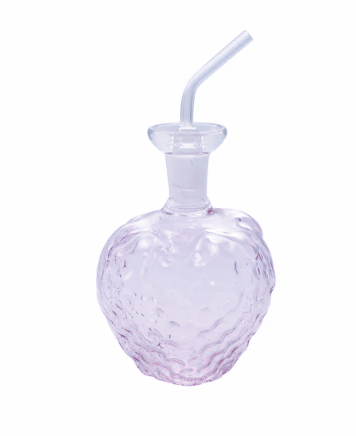 Glass Fruit Shaped Cruet with Stopper