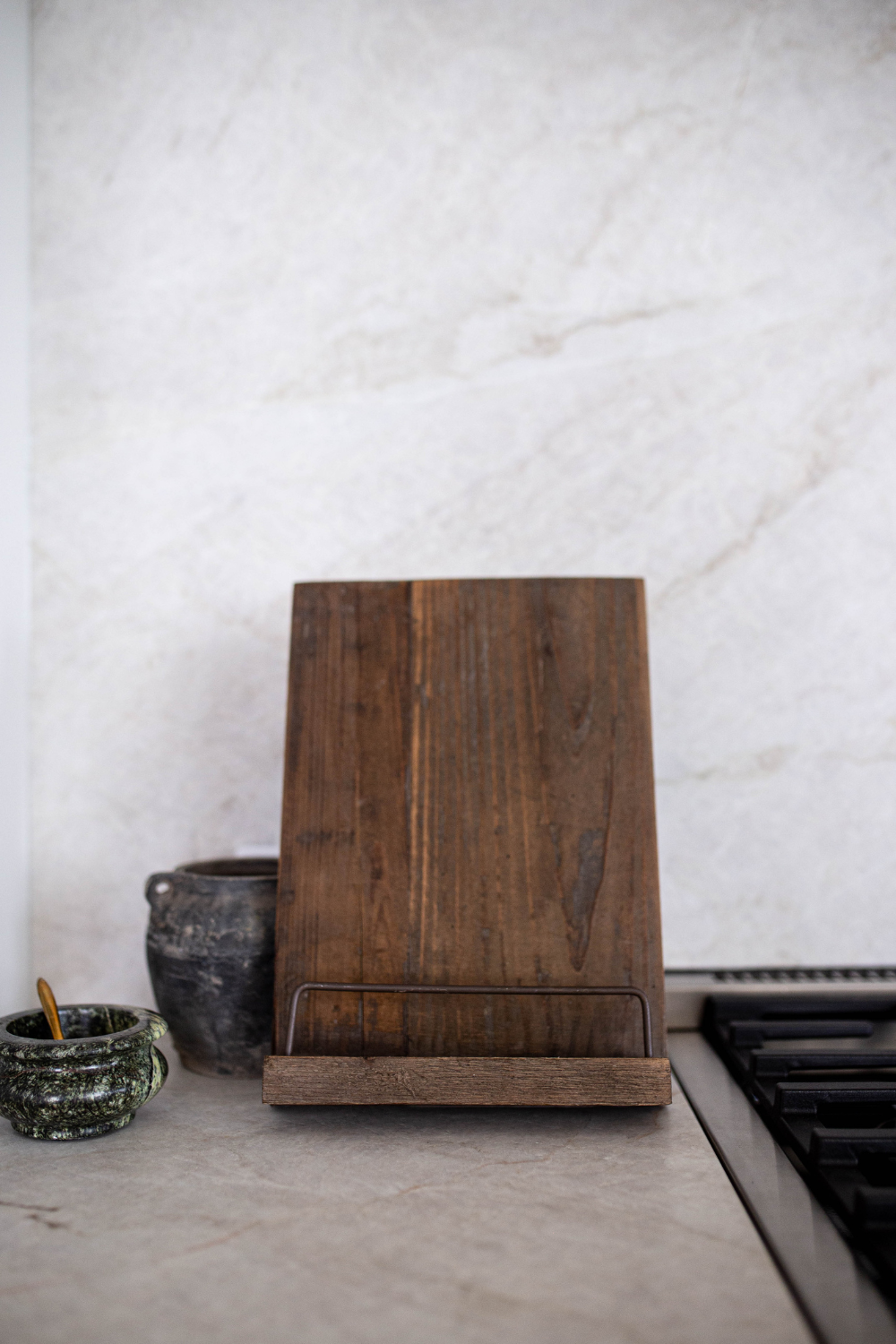 Reclaimed Wooden Cookbook Stand