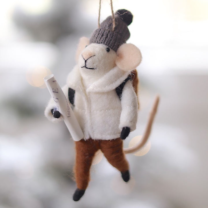 Bundled Ben Mouse Ornament