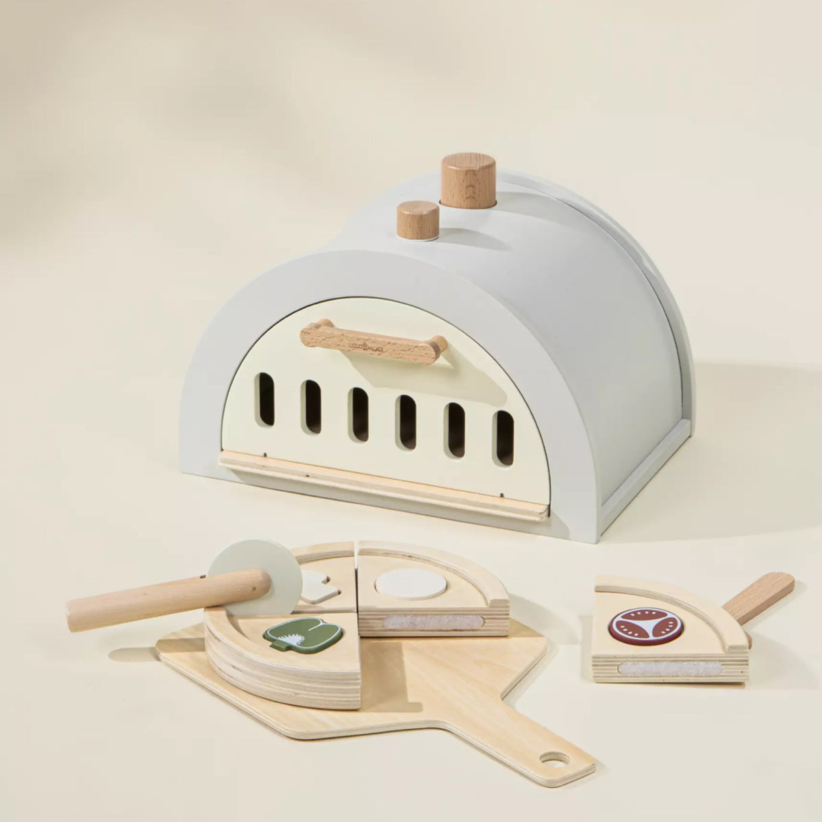 Wooden Kitchen Pizza Oven Playset by Coco Village