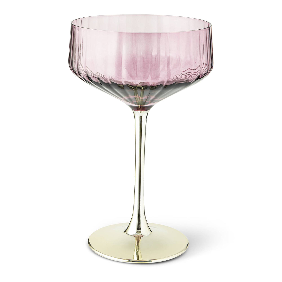 9oz Gemma Gold Coupe Glass
