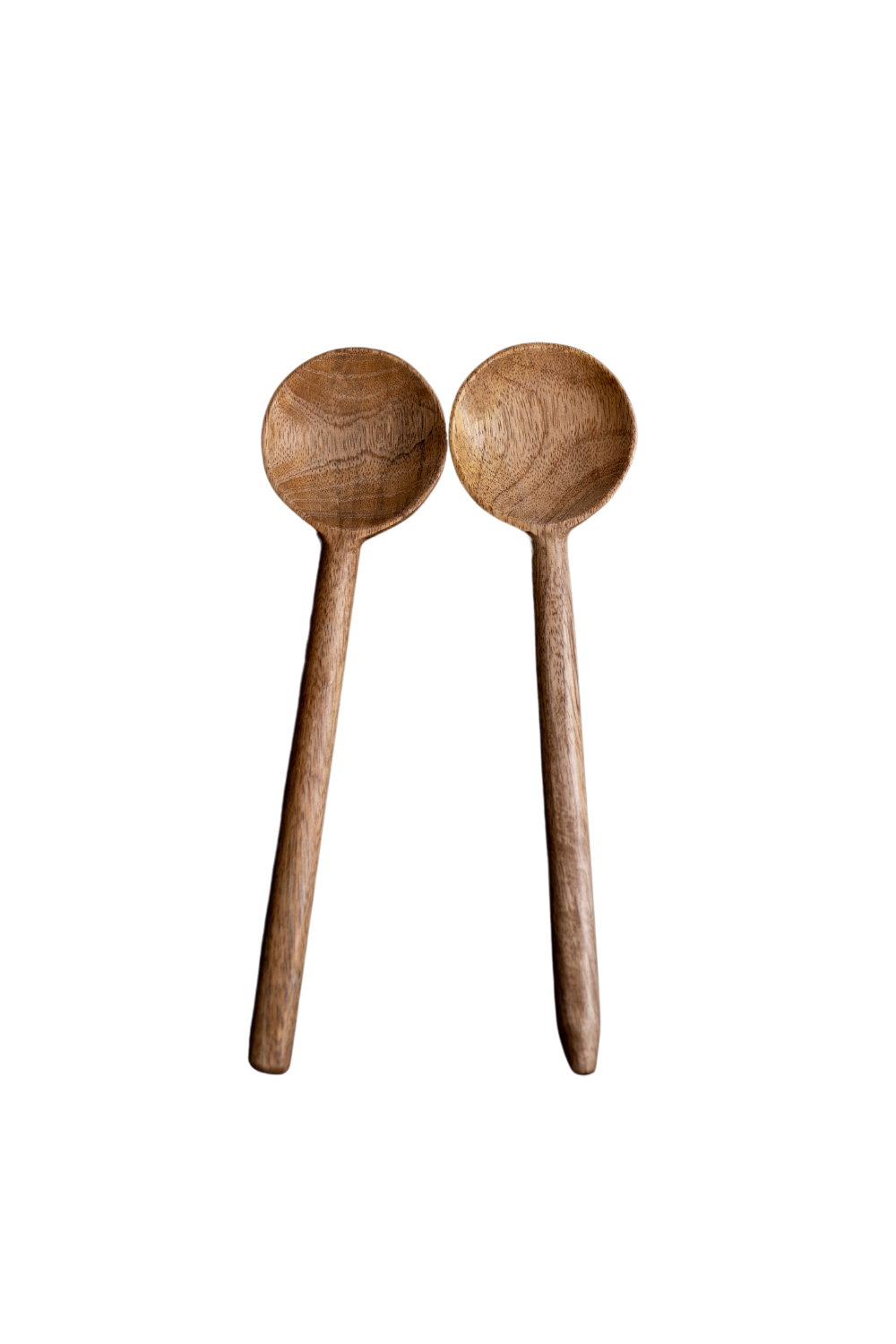 Mango Wood Serving Spoons, Set of 2