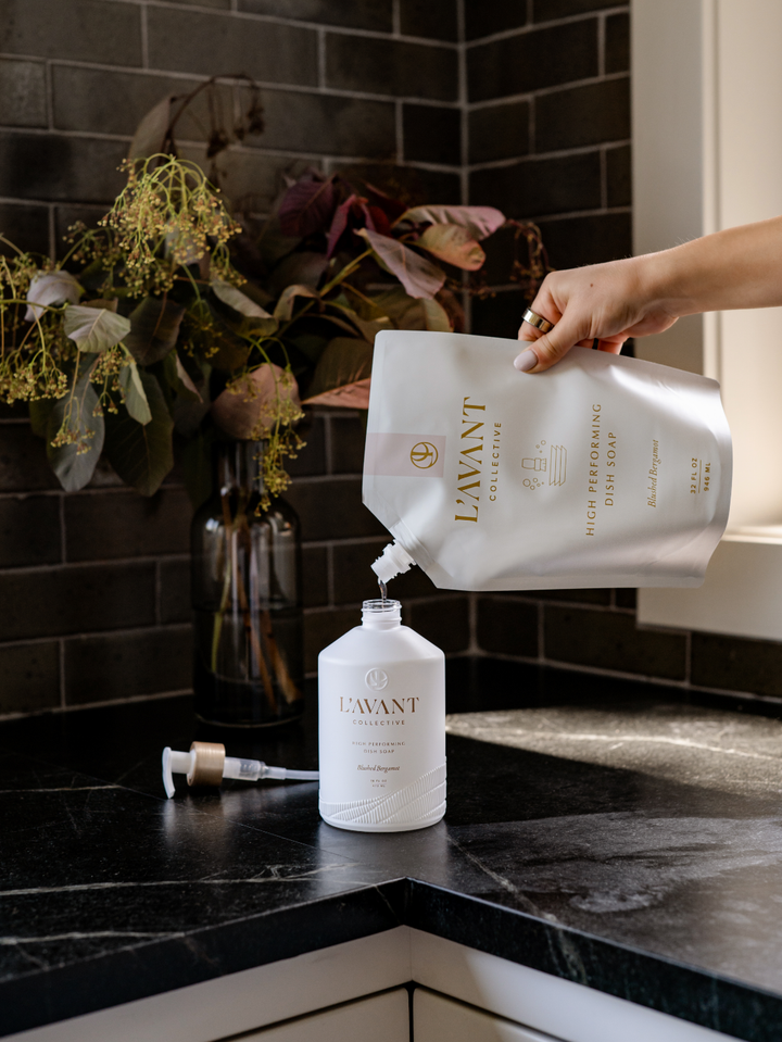 L'AVANT High Performing Dish Soap Refill, Blushed Bergamot 32oz