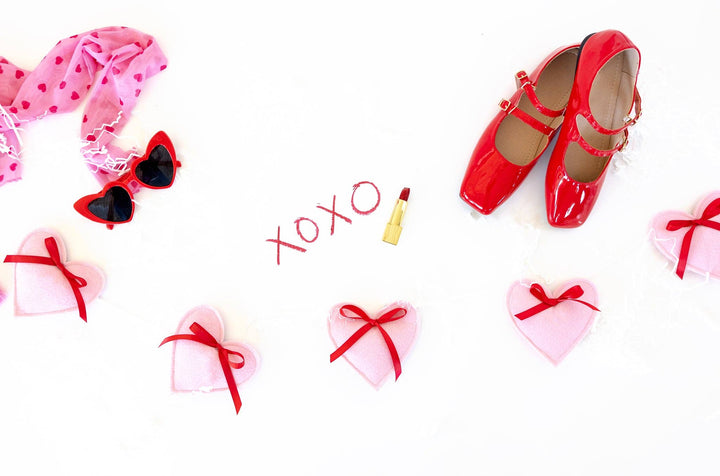 Felt Heart Banner, Valentine's Decor