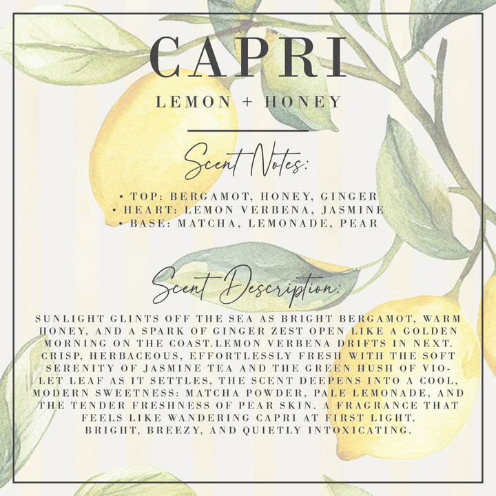 Porter Lane Home Candle, Capri, Luxe Collection, 12 oz