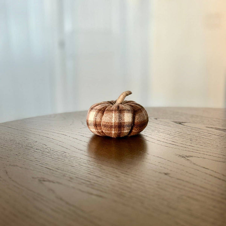 Medium River Plaid Pumpkin