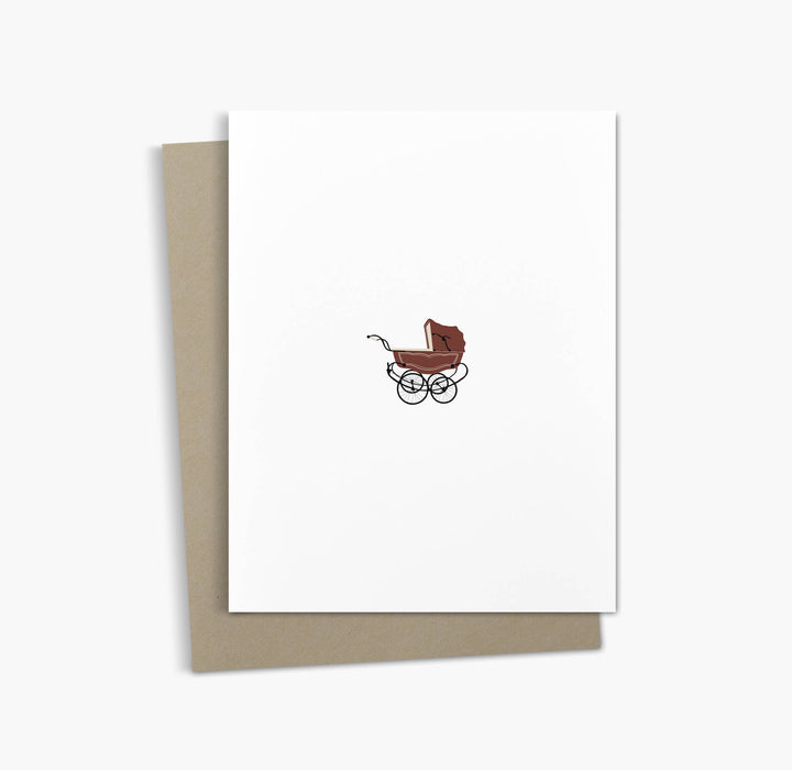Simple Neutral New Baby Greeting Card