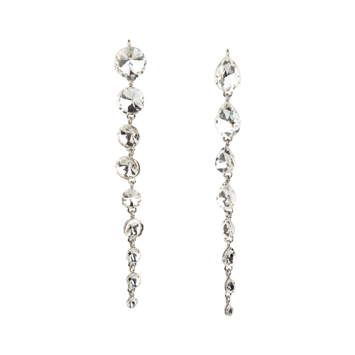 Clear Gem Icicle Ornament, 5in