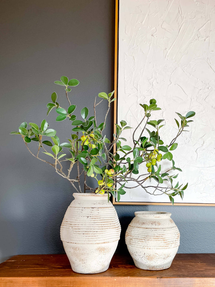 Toscana Rustic Vintage-Style Terracotta Vase