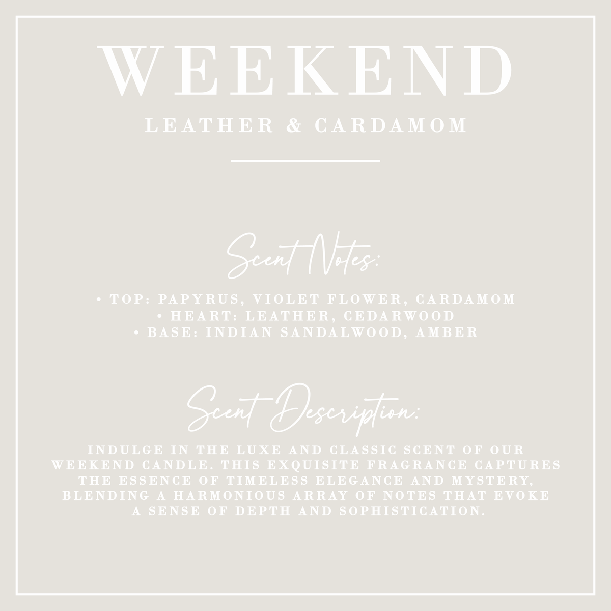 Porter Lane Home Candle, Weekend, Luxe Collection, 12 oz